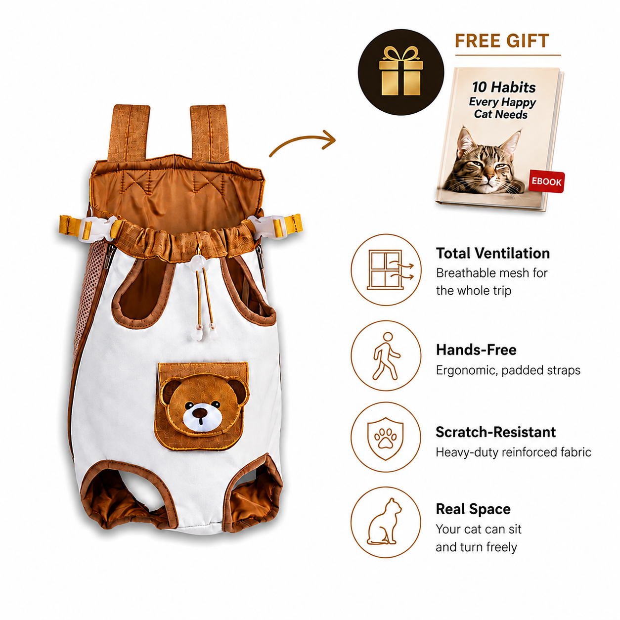 The Original KittyPod™ Cat Carrier